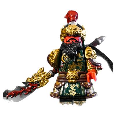 关羽三国演义五虎将盔甲版积木人