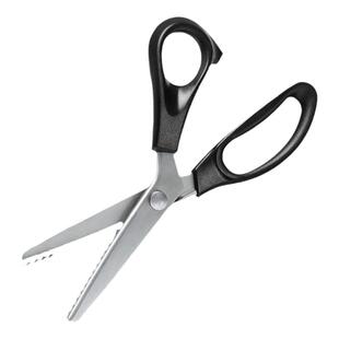 锁边剪刀服装厂裁缝专用锯齿花边剪刀手工DIY裁衣三角圆牙口布剪