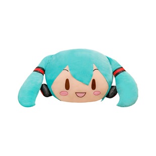 初音未来棉花布娃娃miku玩偶具fufu毛绒公仔女孩朋友抱枕床头靠垫