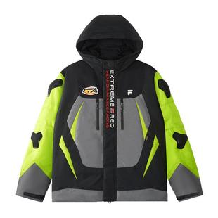 章昊同款FILA FUSION斐乐潮牌羽绒服男2025冬季新款宽松保暖外套