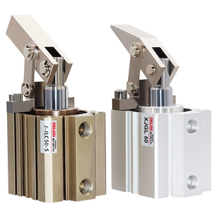 德力西气动杠杆气缸JGL-25-35-40-50-63-80摇臂下压夹紧夹具ALC