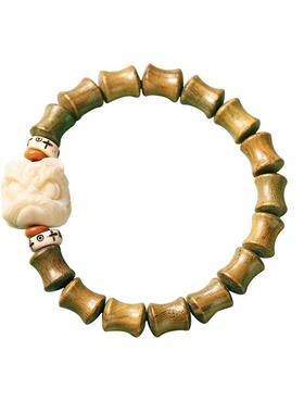 天然绿檀手串108颗女闺蜜手持