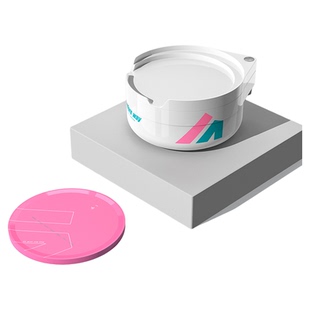 化氏一味冰蓝粉拉饵盒套装加深散炮饵料盒强磁浮水拉饵盘钓箱坐垫