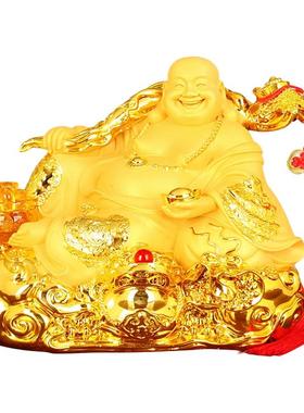 弥勒佛摆件如意招财笑佛像供奉