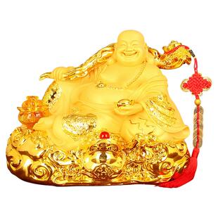 弥勒佛摆件如意招财笑佛像供奉家居客厅酒柜玄关摆设开业乔迁送礼