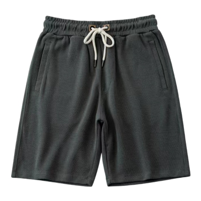 余闲常规复古针织休闲五分裤