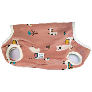 宠物狗狗生理裤泰迪月经裤防骚扰安全裤背扣纯棉防交配可大便防骑