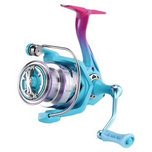 皓顿童话纺车轮微物泛用路亚渔轮鱼轮马口白条无间隙双摇臂深浅杯