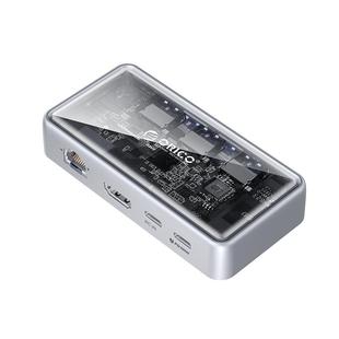 ORICO奥睿科桌面typec拓展坞hdmi三屏异显集线器usb扩展坞2.5g网口转换器hub分线器适用于macbook笔记本电脑