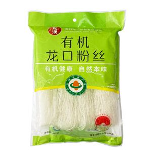 龙须龙口有机粉丝400g 特产核心产地花甲豌豆粉条扇贝海鲜细粉