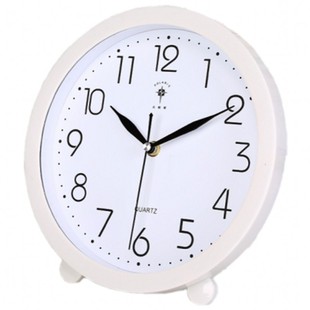 北极星静音台钟座钟简约现代摆钟免打孔家用扫秒挂钟电子石英钟表