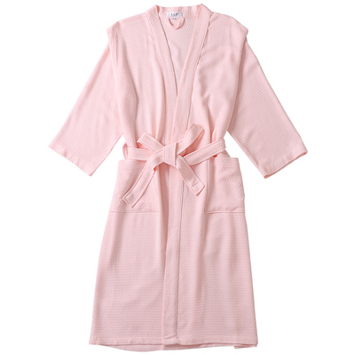 浴袍女长款吸水速干男冰丝华夫格
