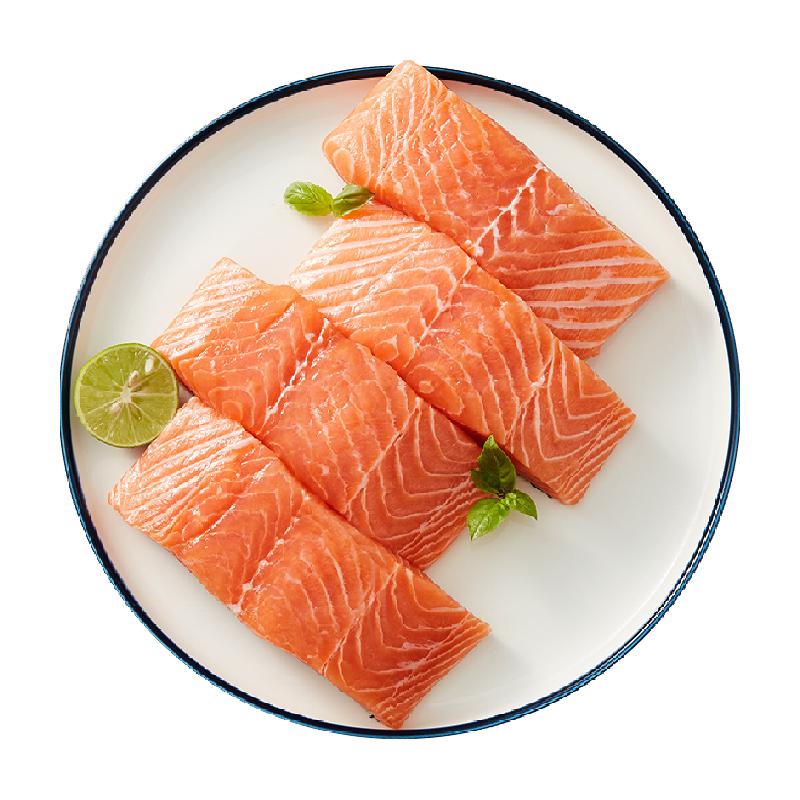 【新品】美威海鲜冷冻三文鱼排去骨去刺营养宝宝辅食