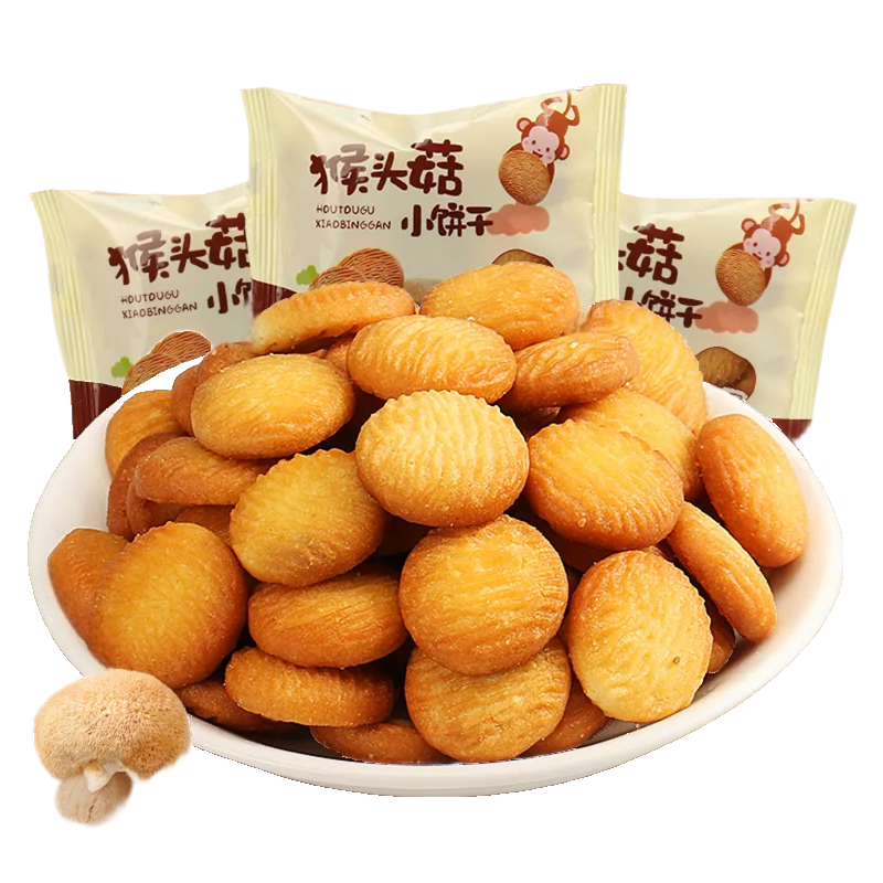 猴头菇小圆饼干5斤箱装