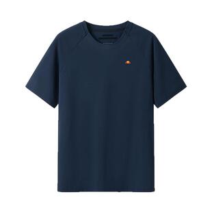 ellesse小贝壳网球运动T恤男夏季防晒弹力速干羽毛球服宽松短袖