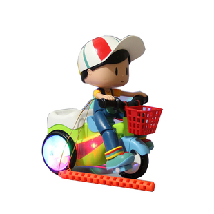 儿童电动发光音乐卡通手提小男孩灯笼塑料玩具新年中秋元宵花灯