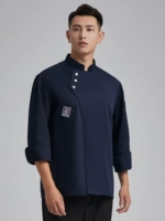 Длинная синяя одиночная рубашка