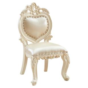 欧式儿童椅小椅子家用靠背椅实木凳子客厅餐椅换鞋写字学习茶几凳