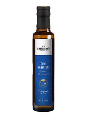 正品初榨凉拌食用亚麻籽油有机