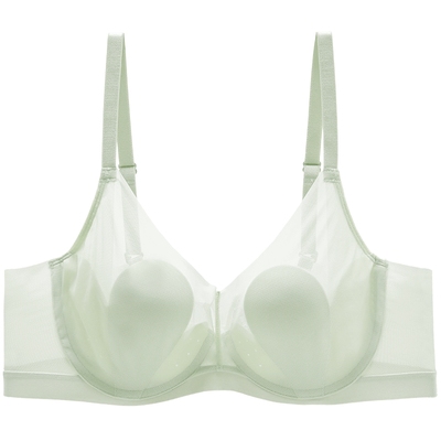 安莉芳专柜新品花瓣兔耳朵杯单层围女士文胸大胸显小内衣EB00805