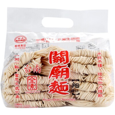 义峰关庙面台湾进口挂面