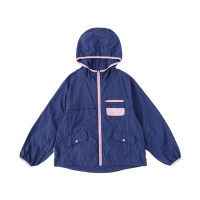 cicochild撞色防泼水连帽上衣