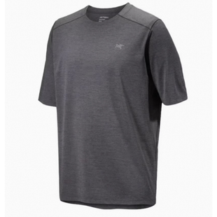 加拿大直发始祖鸟IONIA男美利奴羊毛防臭透气休闲短袖T恤