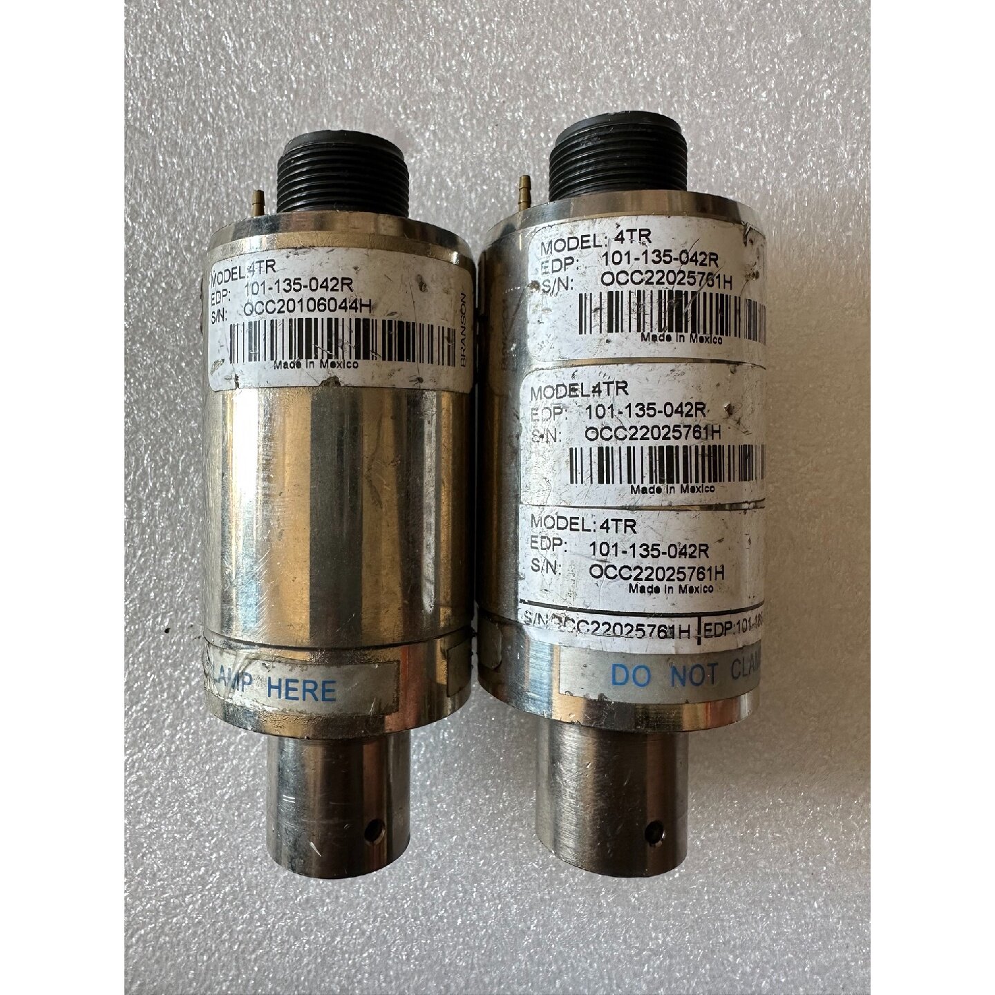 【议价-可维修】二手Branson必能信超声波换能器2个，4TR 101-1 /