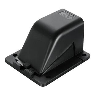 PA66塑料波纹管法兰固定座穿线管配件尼龙软管锁母分体式90度接头