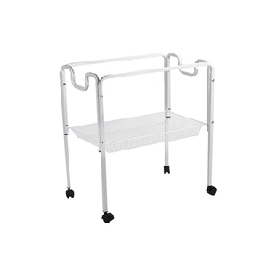 可移动置物笼架适用于哈根丽利宝鸟笼托架支架脚轮架便于观赏