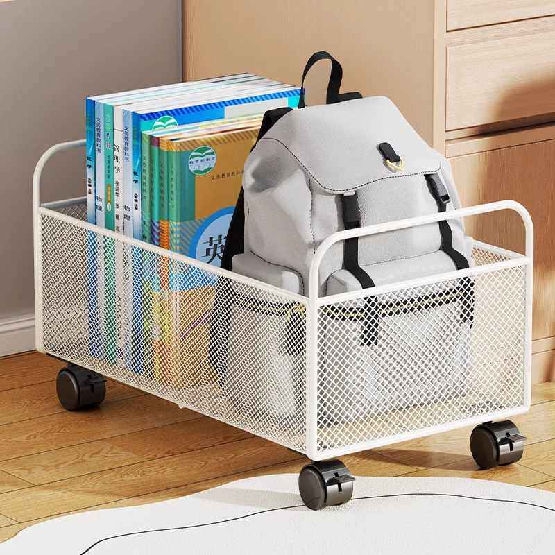 书本收纳箱教室学生用箱子书包收纳盒书收纳装书架放桌下书箱桌面