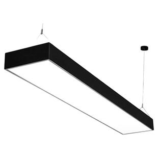 led办公室长方形吊灯1200*250 1200*300拼接健身房工作室条形灯