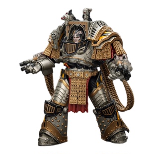 JOYTOY暗源战锤荷鲁斯之乱钢铁勇士佩图拉博第四军团基因原体模型