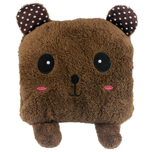 卡通热水袋布套单卖毛绒充电暖宝热宝套子热水袋毛绒外套绒布加厚