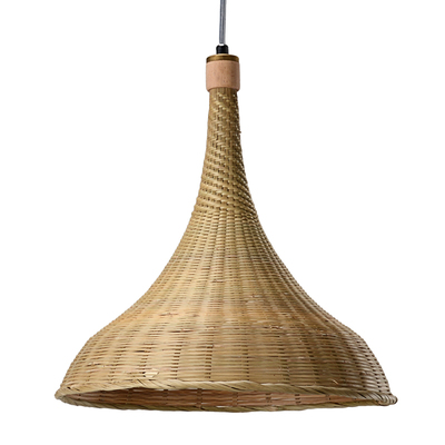 ptlife平田竹制火锅店柳编灯饰