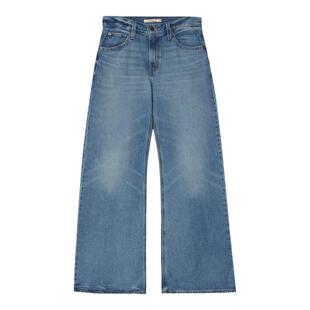 【ROSE朴彩英同款】Levi's李维斯26新款女士蓝色宽松微喇牛仔裤