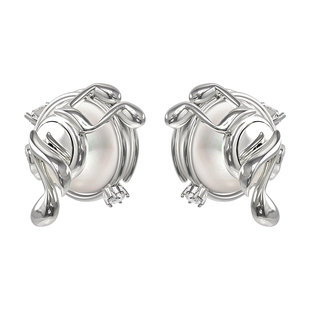 BOONEE音符环绕珍珠可拆卸耳钉女原创小众设计高级感气质耳饰