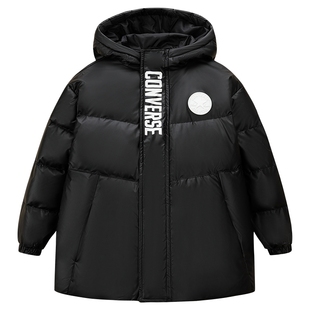 【轻暖系列】匡威儿童羽绒服2025冬季新款男童加厚保暖外套面包服