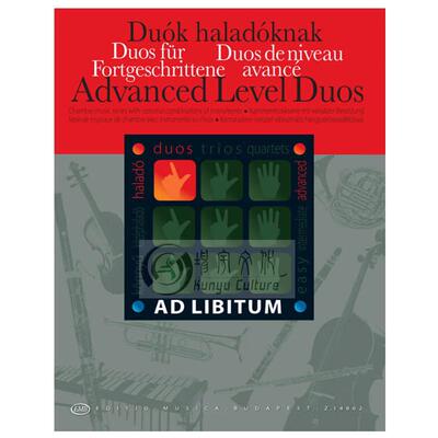 高级二重奏 混合室内乐作品集 布达佩斯原版进口乐谱书 Advanced Level Duos optional combinations of instruments Z14862