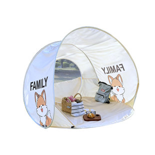 2026新款帐篷一键开合露营野餐专用免搭建户外儿童沙滩帐篷春夏秋
