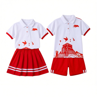 六一儿童合唱演出服幼儿园小学生校服运动会开幕式啦啦队表演服装