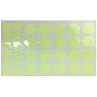 夜光开关贴圆点发光标识插座提示标签贴家用门铃荧光墙壁装饰贴纸