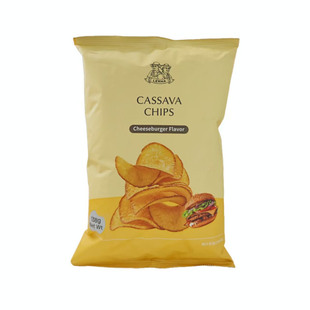 印尼进口莱纳木薯片奶酪汉堡风味138g袋装网红办公室休闲解馋零食