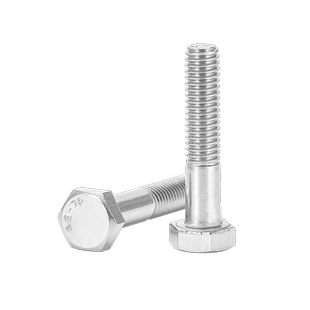 304不锈钢外六角螺丝粗杆半牙螺栓半螺纹加长半扣螺杆MM6M8M10M12