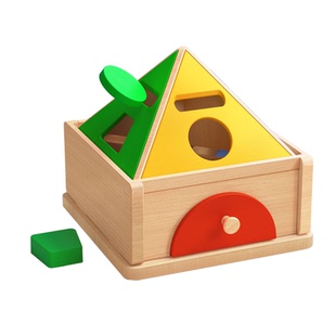 形状配对积木投币盒益智几何分类蒙氏早教婴儿童1岁3宝宝教具玩具