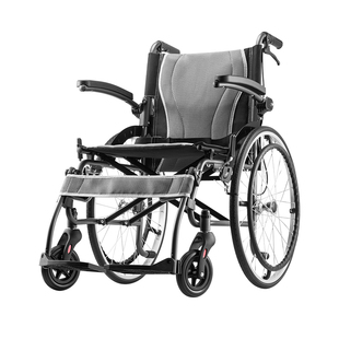 可孚铝合金轮椅超轻便折叠便携老人专用成人推车旅行旅游代步神器