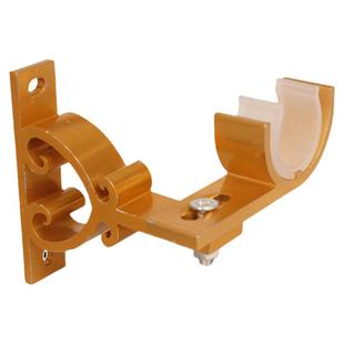 横装窗帘杆支架铝合金法兰托罗马杆万向固定座配件底座架杆托挂钩