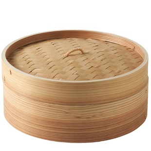 肆月迷你竹笼蒸笼竹制家用蒸小笼包子蒸屉粉蒸肉专用蒸架篦子小号