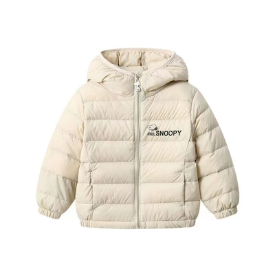史努比儿童轻薄羽绒服冬季白鸭绒