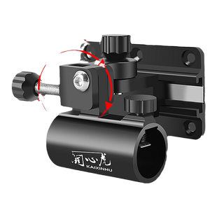 新款铝合金钓箱配件大全左手炮台架通用型钓箱三件套鱼护架饵盘架